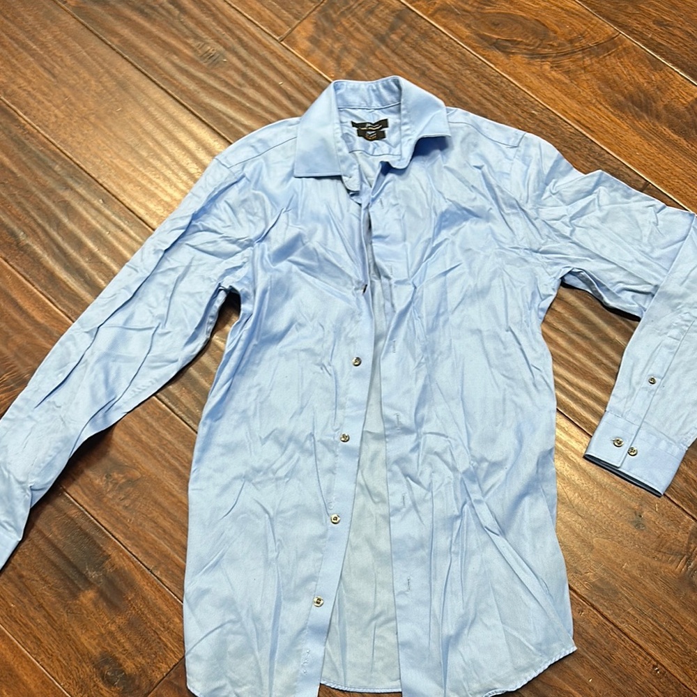 Marc Anthony Sky Blue Dress Shirt Sz 14 1/2 32-33